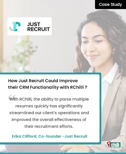 How Just Recruit Could Improve their CRM Functionality with RChilli