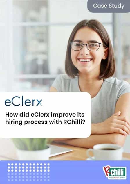 How did eClerx improve its hiring process with RChilli?